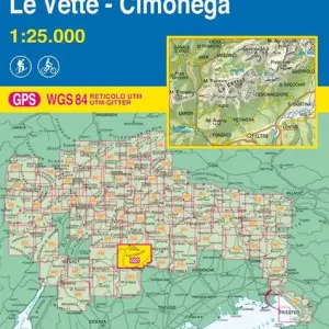 Ultima Occasione Alpi Feltrine. Le Vètte. Cimònega 1 25.000