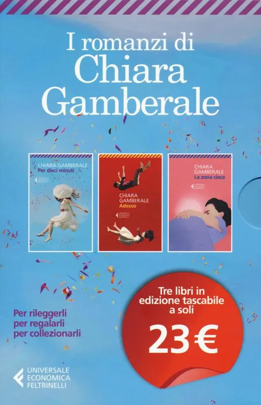 Occasione Imperdibile Cofanetto Gamberale Per dieci minuti-Adesso-La zona cieca
