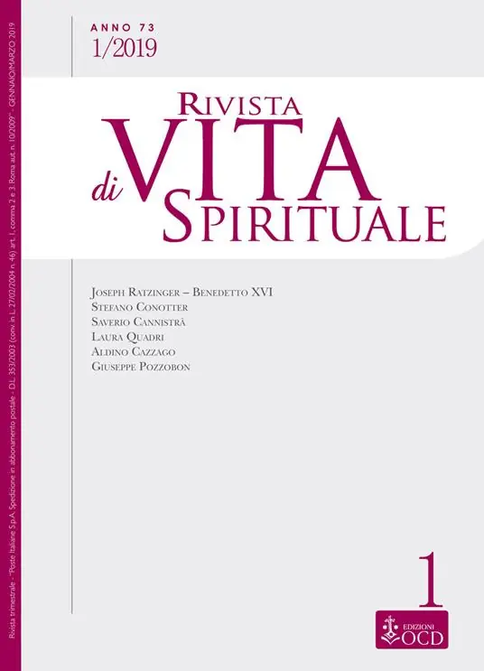 Rivista di vita spirituale (2019). Vol. 1 Must-Have
