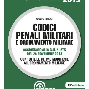 Bestseller Codici penali militari e ordinamento militare