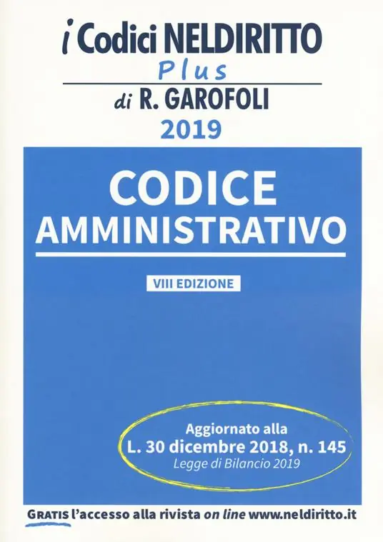 Subito Disponibile Codice amministrativo