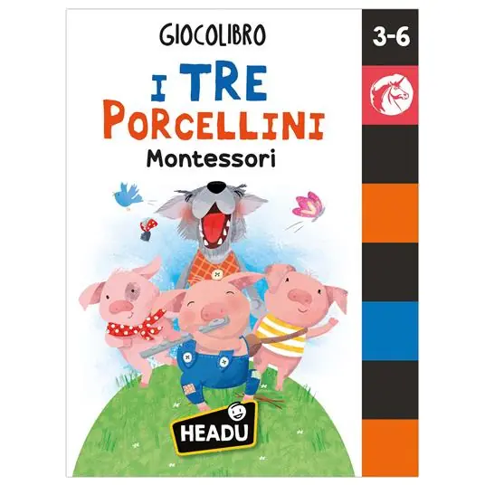 I tre porcellini Montessori. Giocolibro. Ediz. a colori Saldi
