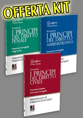 Bestseller Kit I principi del diritto. I principi del diritto civile-I principi del diritto amministrativo-I principi del diritto penale. Indispensabili per gli scritti di magistratura e concorsi superiori