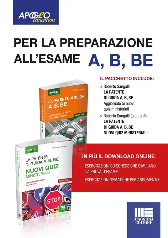 La patente di guida A, B, BE . Kit manuale + quiz. Con Contenuto digitale per download e accesso online A Buon Prezzo