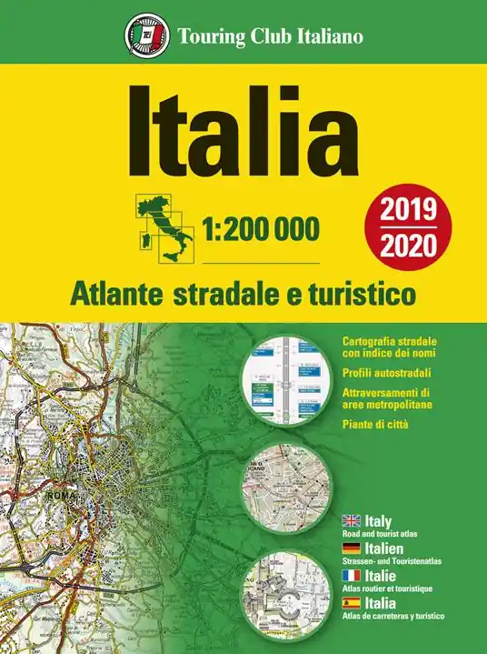 Italia. Atlante stradale e turistico. 1 200.000 Spedito Oggi