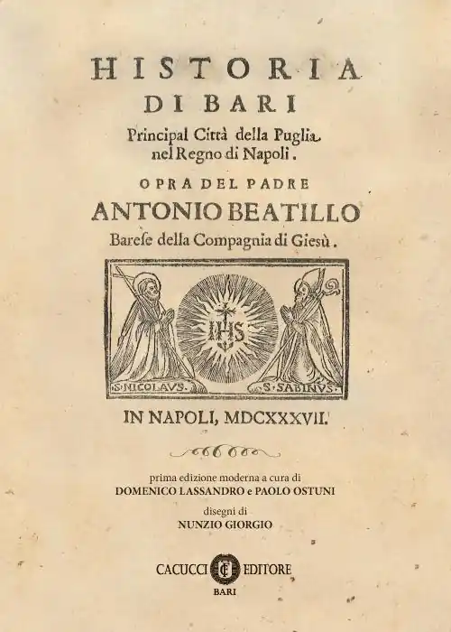 Historia di Bari. Principal città della Puglia nel Regno di Napoli Quantità Limitata