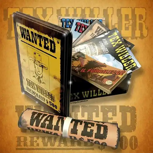 A Buon Prezzo Tex Willer Wanted box. Con Poster