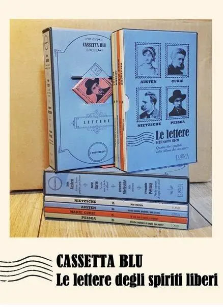 Pagamento Sicuro Cassetta blu. Le lettere degli spiriti liberi Niente donne perfette, per favore-Perché sognare di sogni non miei?-Mia venerata-La vita non è facile, e allora? Con gadget
