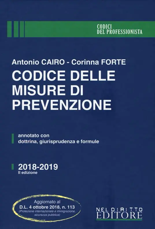 Compra Online Codice delle misure di prevenzione