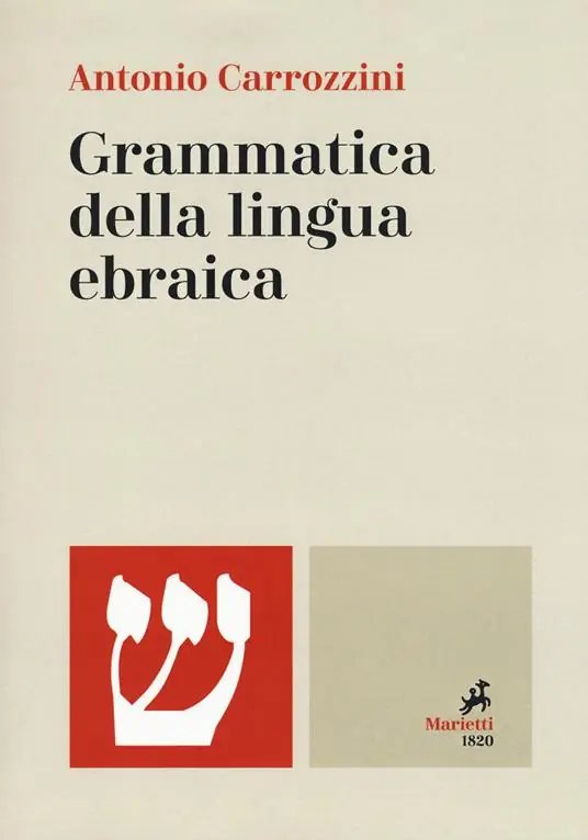 Grammatica della lingua ebraica. Ediz. bilingue Prezzo Scontato