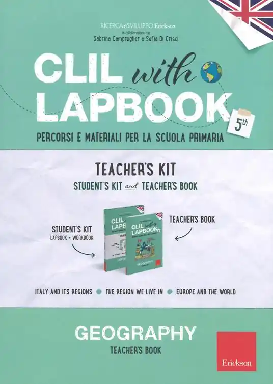 Prezzo Di Fabbrica CLIL with lapbook. Geography. Quinta. Teacher‘s kit