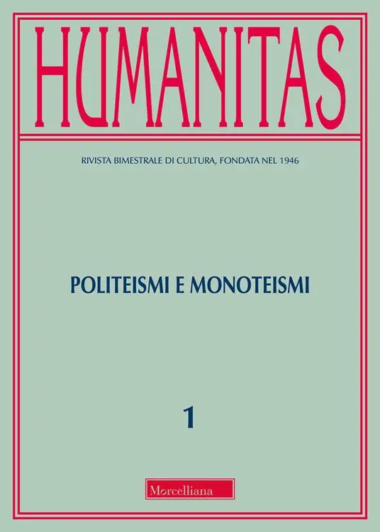 Humanitas (2018). Vol. 1 Politeismi e monoteismi Consegna Rapida