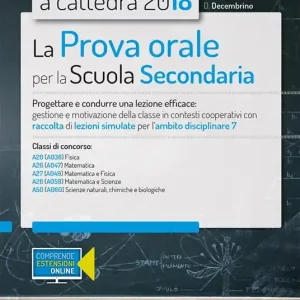 Affare CC 4/33 la prova orale per la scuola secondaria. Ambito 7