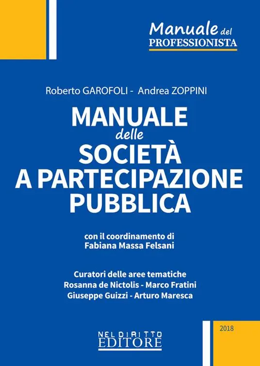 Super Prezzo Manuale delle società a partecipazione pubblica