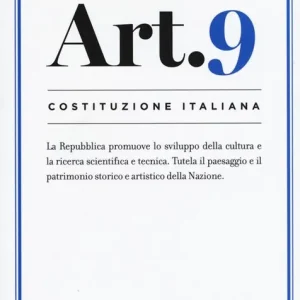 Costituzione italiana articolo 9 Offerta
