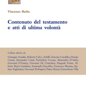 Contenuto del testamento e atti di ultima volontà Esclusivo