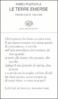 Affare Le terre emerse. Poesie scelte 1985-2008