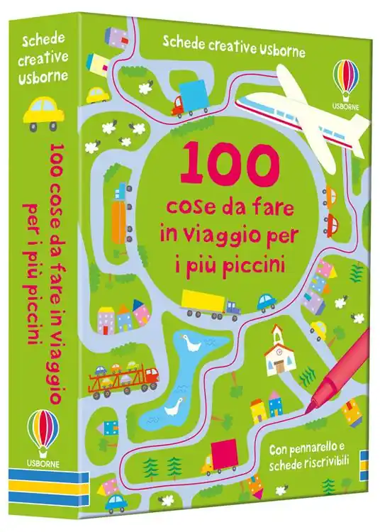 100 cose da fare in viaggio per i più piccini. Ediz. illustrata. Con pennarello Solo Oggi