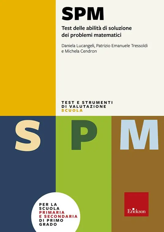 Più Venduto Test SPM. Test delle abilità di soluzione dei problemi matematici. Con protocolli