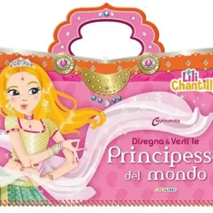 Disegna e vesti le principesse del mondo. Con adesivi. Ediz. illustrata Offerta Limitata