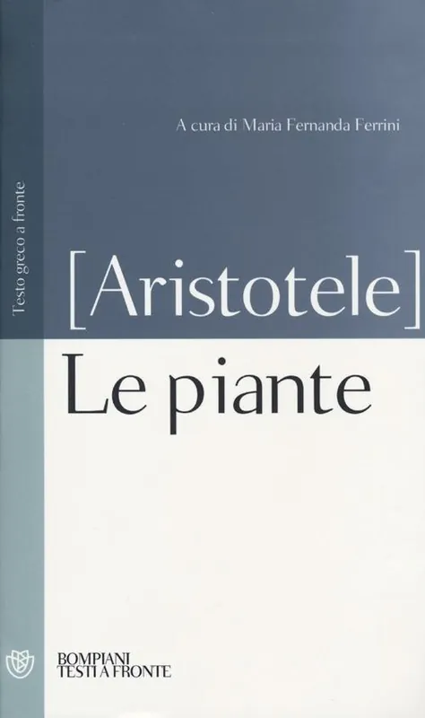 Le piante. Testo greco a fronte Compra Adesso