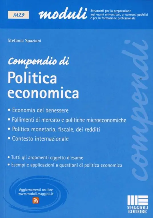 Ultima Occasione Compendio di politica economica
