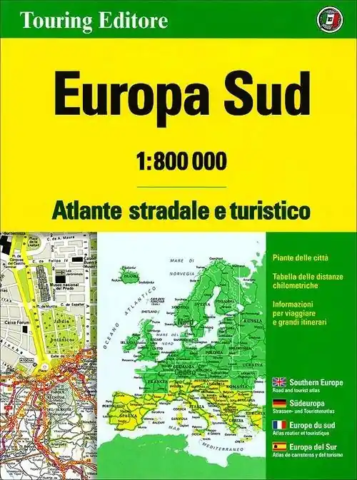 Compra Online Europa sud. Atlante stradale e turistico 1 800.000