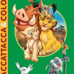 Esclusivo Il Re Leone. Staccattacca&Colora. Con adesivi. Ediz. illustrata