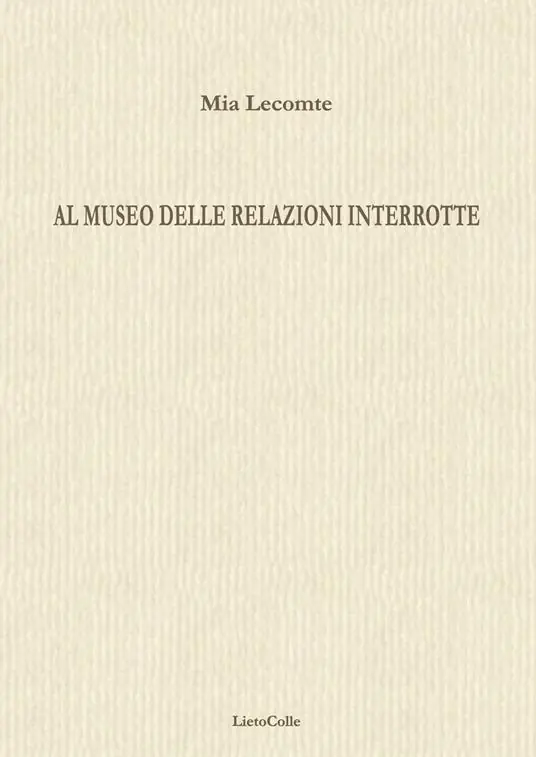Al museo delle relazioni interrotte Subito Disponibile