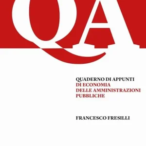 Offerta Lampo Quaderno di appunti di economia delle amministrazioni pubbliche