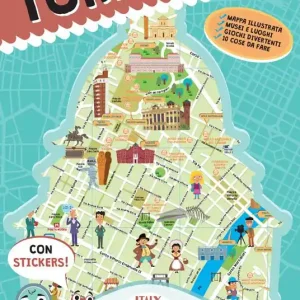 Mappa di Torino illustrata Ordina Subito