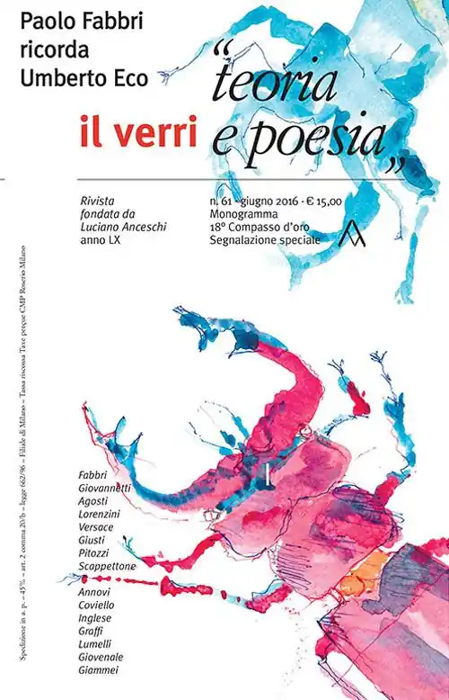 Il Verri. Vol. 61 «Teoria e poesia». Miglior Prezzo