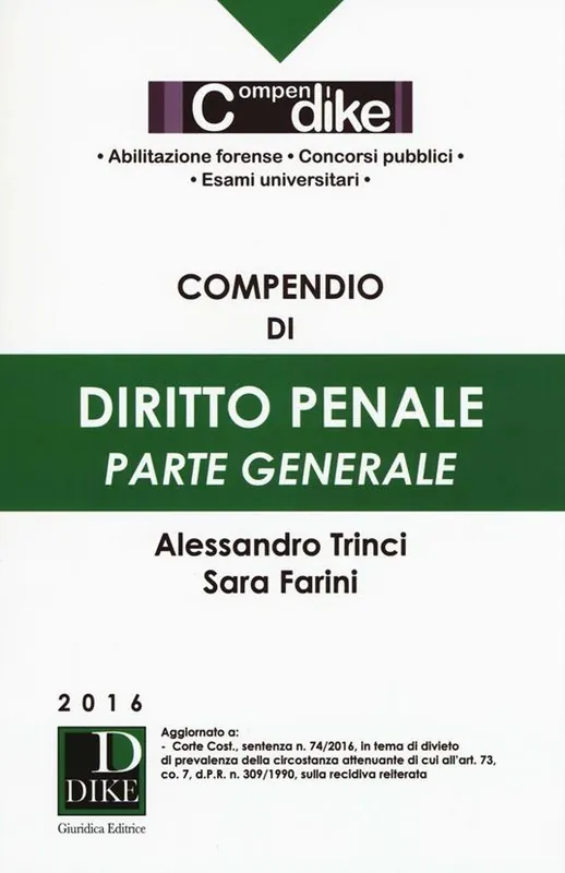 Saldi Compendio di diritto penale. Parte generale. Ediz. minore