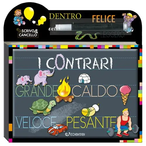 Offerta I contrari. Scrivo e cancello. Ediz. illustrata. Con gadget