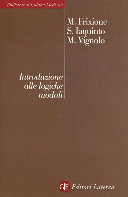 Introduzione alle logiche modali Popolare