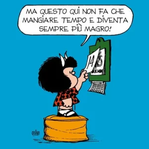 Esclusivo Che stress! Mafalda. Agenda 2016