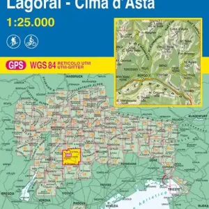 Valsugana e Tesino. Lagorai e Cima d‘Asta 1 25.000 Affare