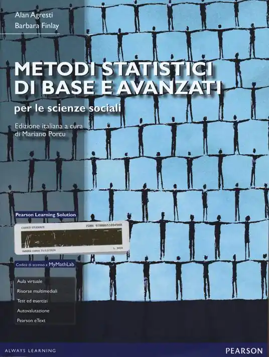 Metodi statistici di base e avanzati per le scienze sociali. Con aggiornamento online Scelto Dai Clienti