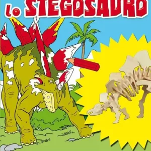 Lo stegosauro. Colora e gioca. Ediz. illustrata. Con gadget Promozione