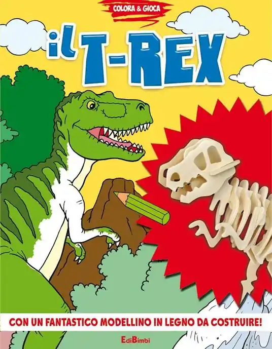 Il T-Rex. Colora e gioca. Ediz. illustrata. Con gadget Saldi