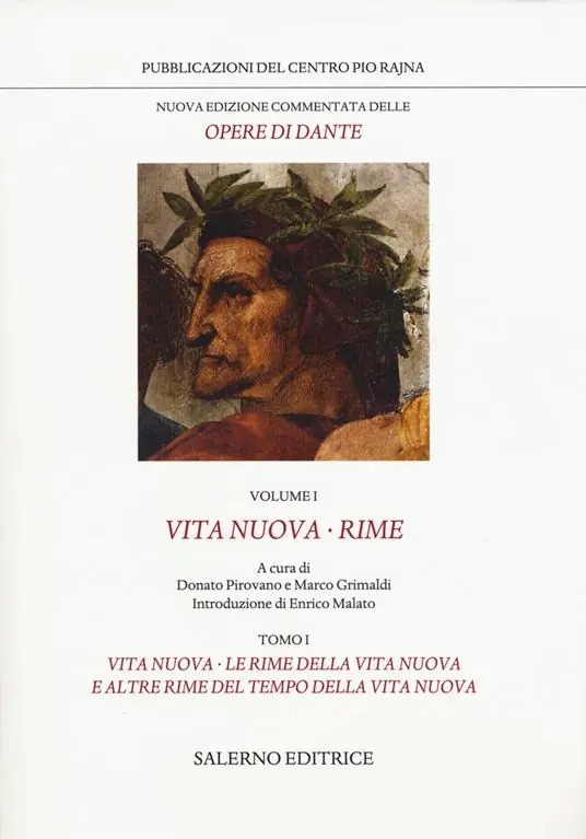 Nuova edizione commentata delle opere di Dante. Vol. 1/1 Vita nuova-Rime Consegna Rapida