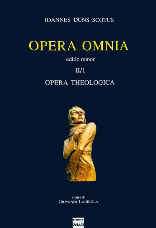 Opera omnia. Vol. 2/I Opera theologica. Editio minor Popolare