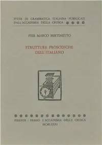 Strutture prosodiche dell‘italiano. Accento, quantità, sillaba, giuntura, fondamenti metrici Subito Disponibile
