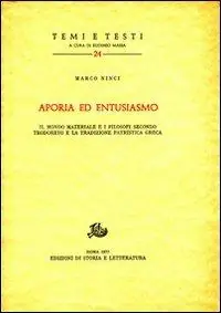 Aporia ed entusiasmo. Il mondo materiale e i filosofi secondo Teodoreto e la tradizione patristica greca Prezzo Basso