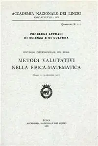 Più Venduto Metodi valutativi nella fisica-matematica