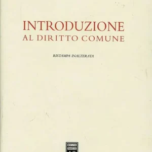 Ultime Pezzi Introduzione al diritto comune