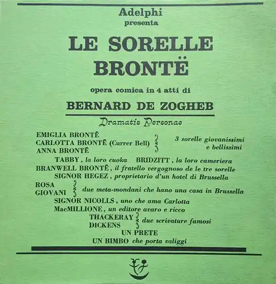 Le sorelle Brontë. Opera comica in quattro atti Miglior Prezzo