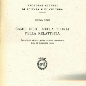 Campi fisici nella teoria della relatività Novità