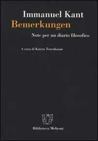 Bemerkungen. Note per un diario filosofico Ordina Subito