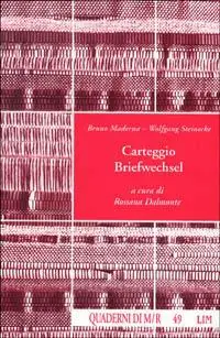 Subito Disponibile Carteggio Briefwechsel